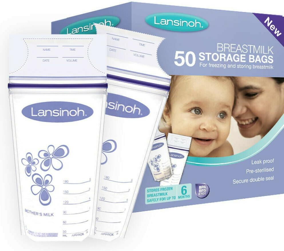 Lansinoh® Σακουλάκια Αποθήκευσης Μητρικού Γάλακτος 1x50--1 variations