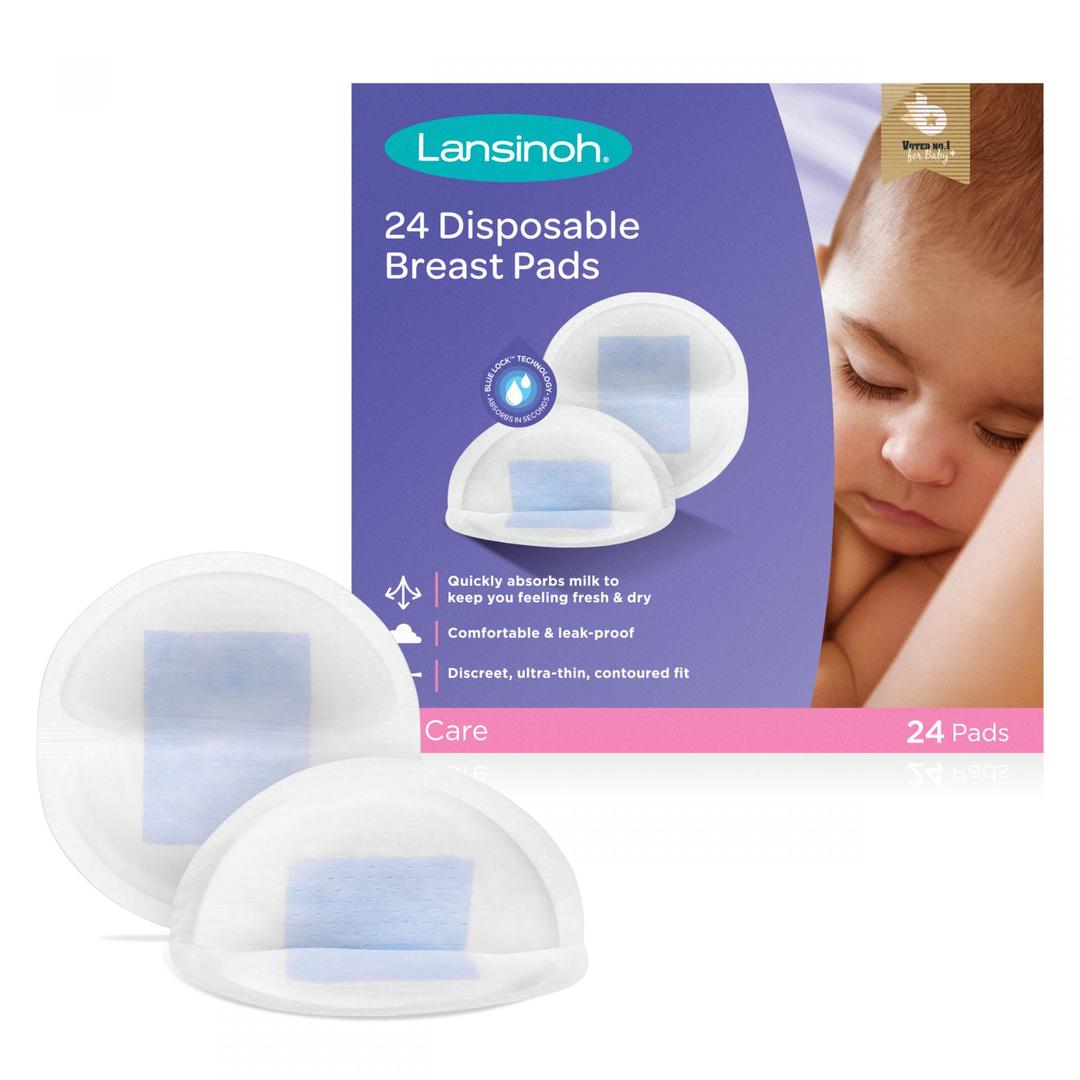 Lansinoh® Επιθέματα Στήθους με Blue Lock™ πυρήνα 24τμχ--1 variations