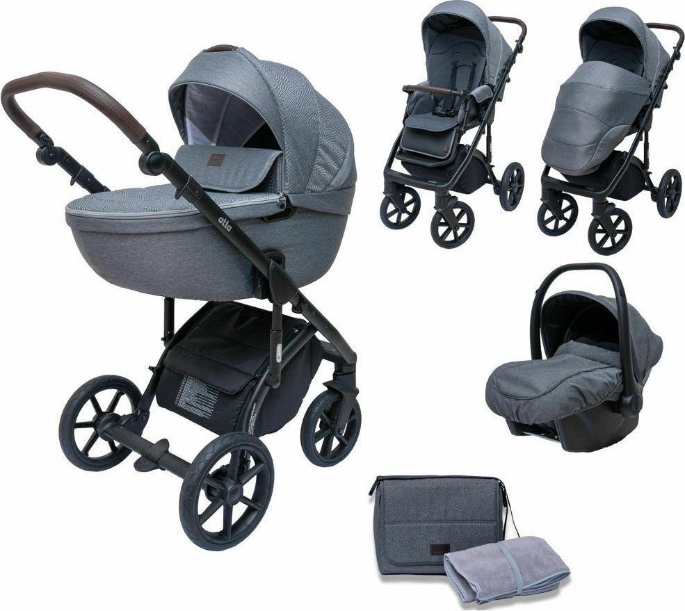Dovadi® Πολυκαρότσι 3 σε 1 Atta Total Grey--1 variations