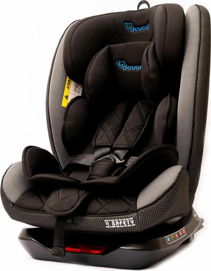 Dovadi® Κάθισμα Αυτοκινήτου 4 Safety 0-36 κιλά Isofix 360° Grey--1 variations