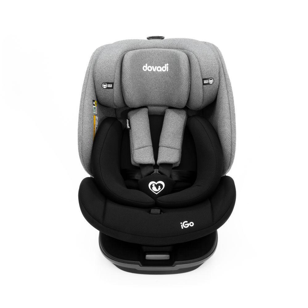 Dovadi® Κάθισμα Αυτοκινήτου iGo i-size 40-150cm Isofix 360° Black&Grey--2 variations