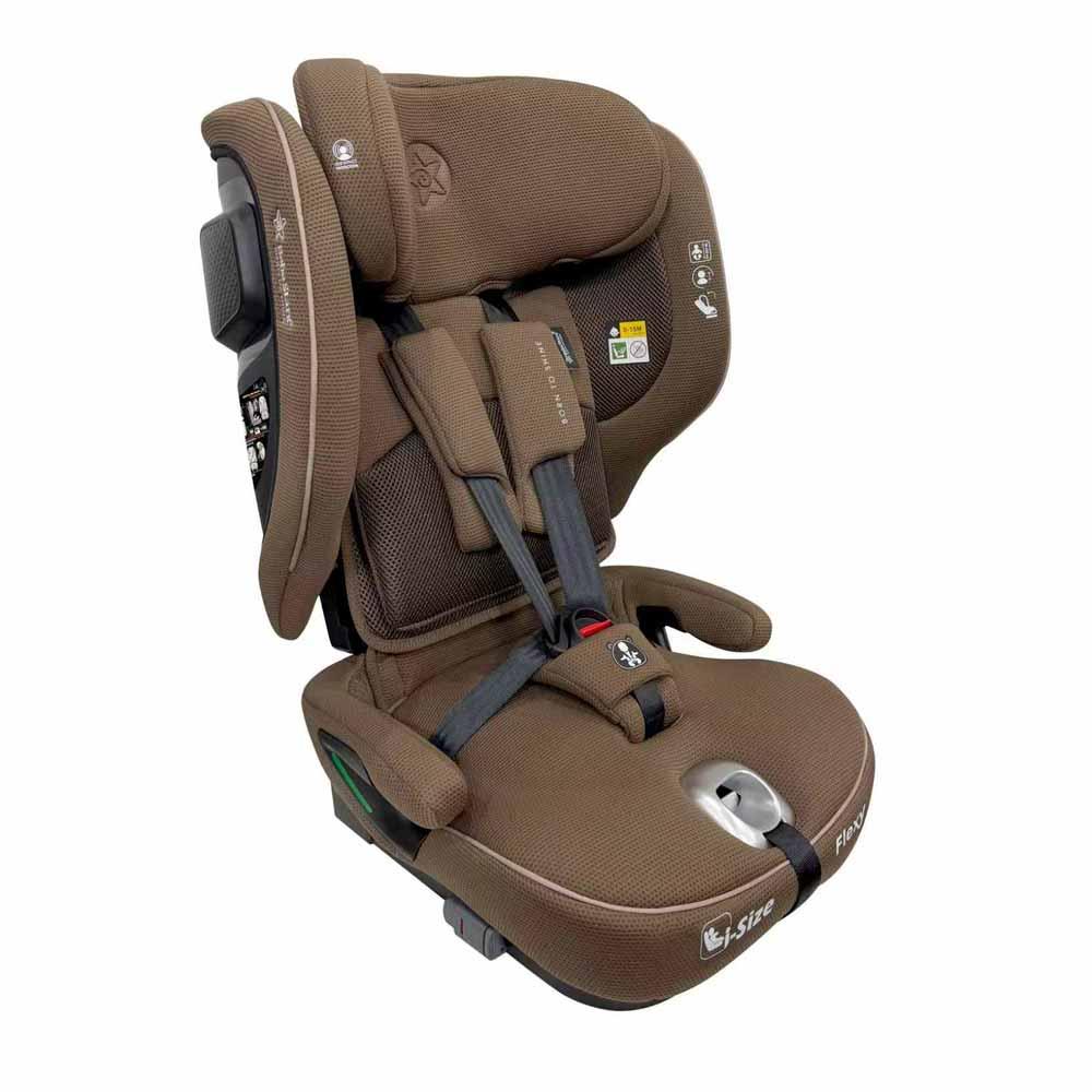 Bebe Stars ΚΑΘΙΣΜΑ ΑΥΤΟΚΙΝΗΤΟΥ FLEXY ISOFIX I-SIZE 76-150cm COFFEE