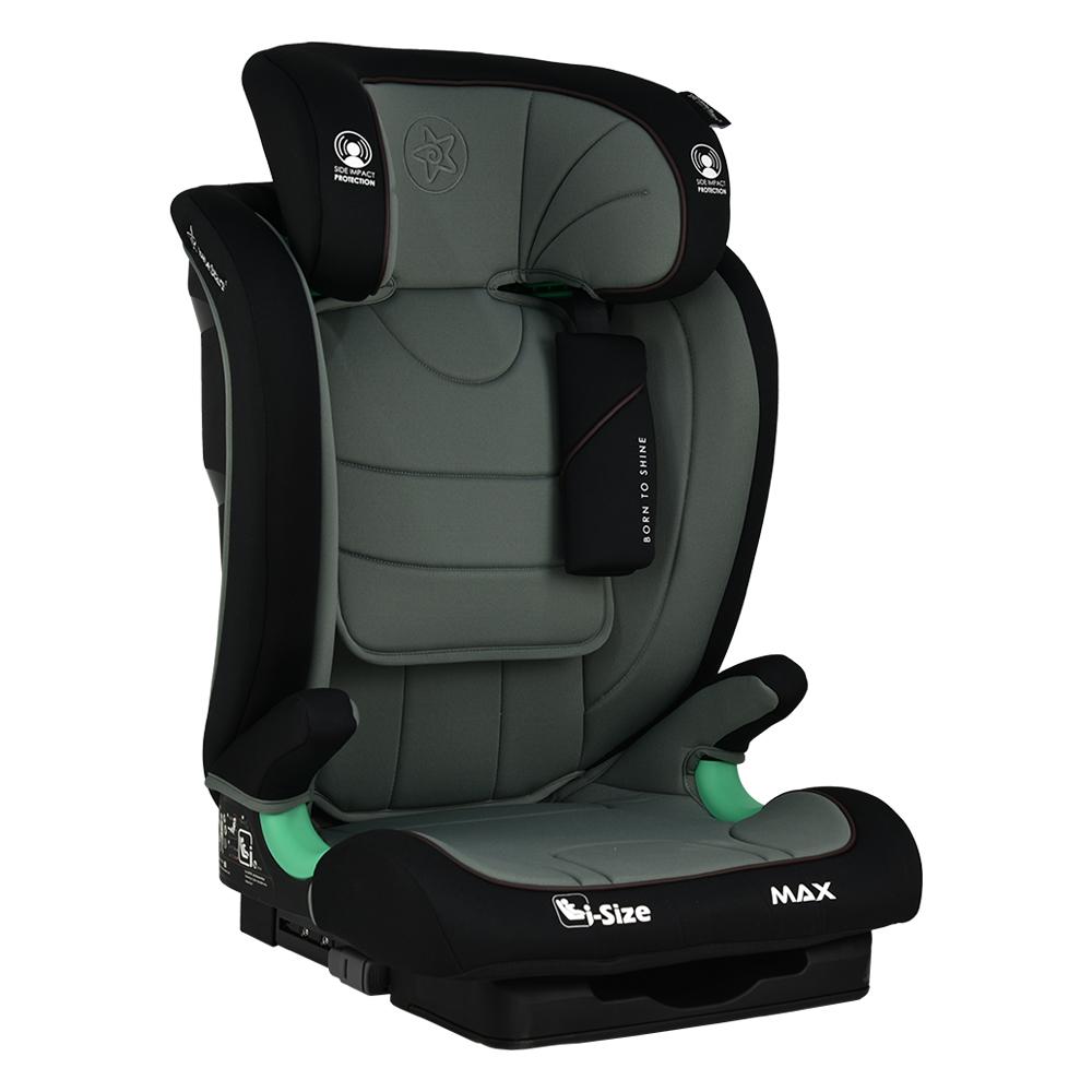 Bebe Stars ΚΑΘΙΣΜΑ ΑΥΤΟΚΙΝΗΤΟΥ MAX ISOFIX I-SIZE 100-150cm OLIVE