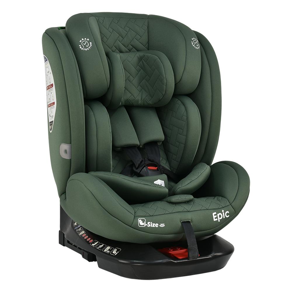 Bebe Stars ΚΑΘIΣΜΑ ΑΥΤOKINHΤΟΥ EPIC ISOFIX I-SIZE 360° FOREST GREEN