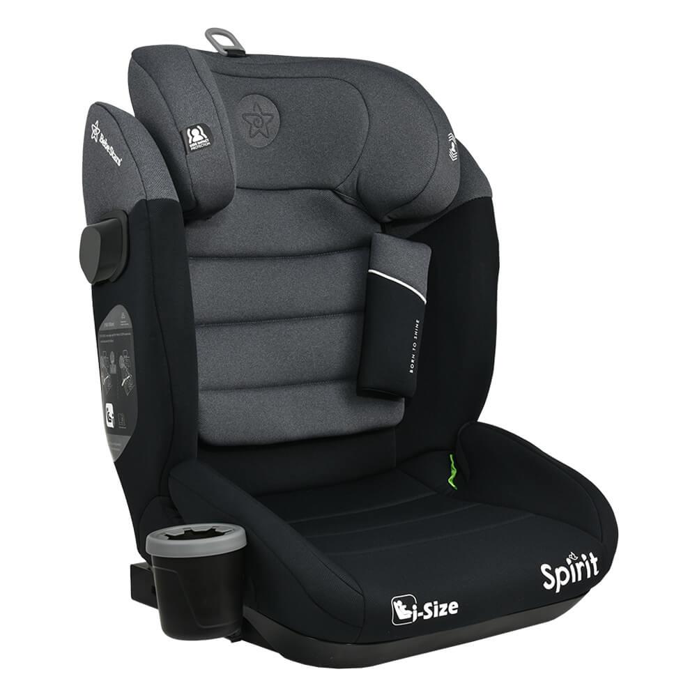 Bebe Stars ΚΑΘΙΣΜΑ ΑΥΤΟΚΙΝΗΤΟΥ SPIRIT ISOFIX I-SIZE 100-150cm STEEL GREY