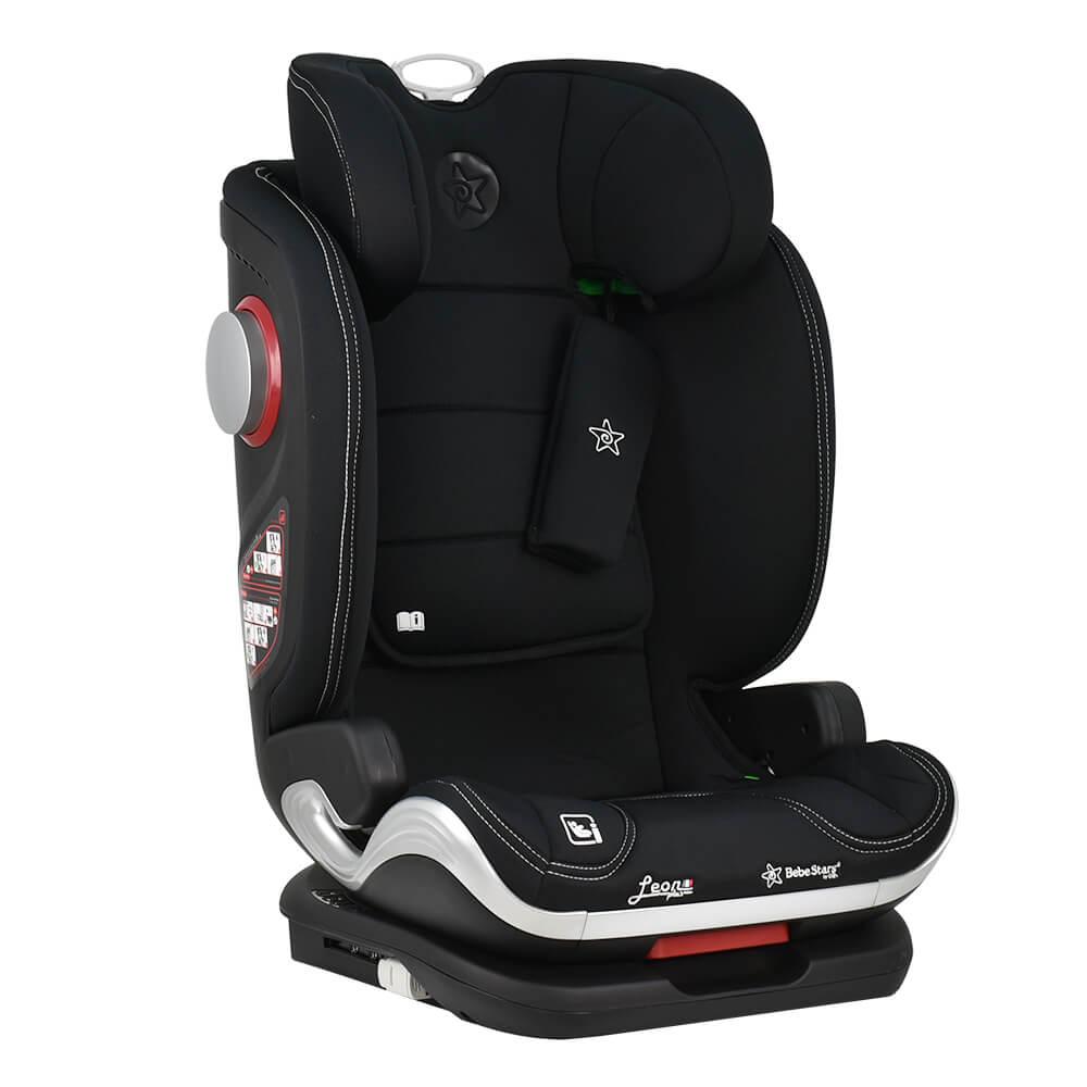 Bebe Stars ΚΑΘΙΣΜΑ ΑΥΤΟΚΙΝΗΤΟΥ LEON PLUS ISOFIX I-SIZE BLACK